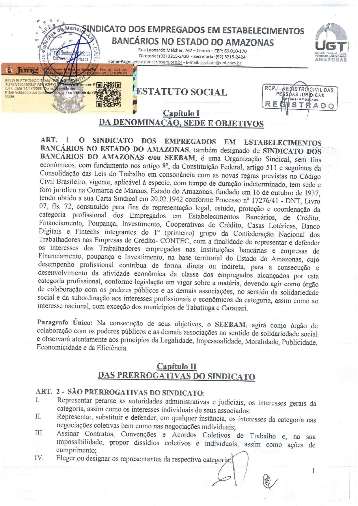 estatuto social page 01