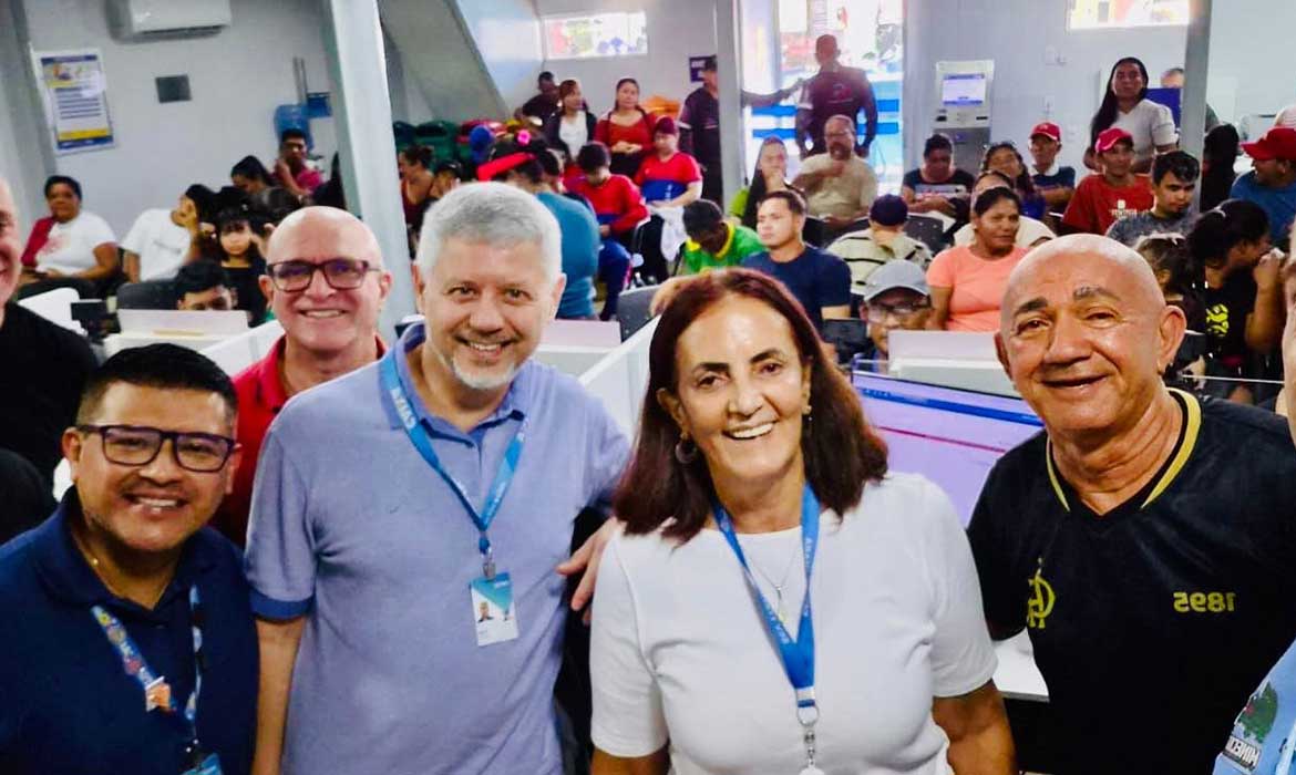 Sindicato dos Bancários do Amazonas visita a Agência Barco da Caixa